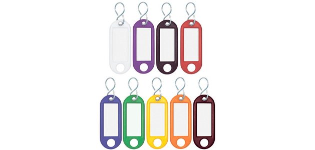 Porte-clés avec crochet en S, grand paquet