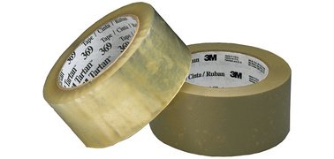 Ruban adhésif d'emballage 369, 50 mm x 66 m, marron