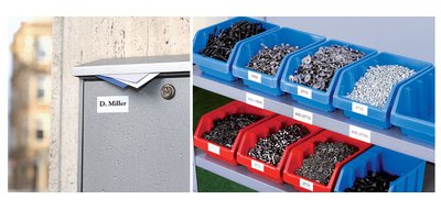 Étiquette en film SPECIAL, 37 x 13 mm, blanc