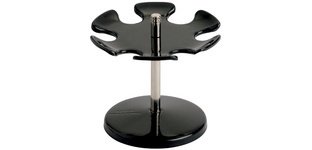 Ronde stempelhouder, 12 stempels, zwart