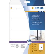 Rugetiketten voor order SPECIAL, 192 x 61 mm, 100 etiketten, wit