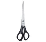 Ciseaux universels en acier inoxydable, pointu, noir