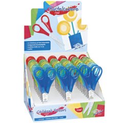 Ciseaux de bricolage, rond, longueur: 130 mm