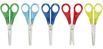 Ciseaux de bricolage, pointu, longueur: 130 mm