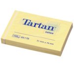 Bloc-notes repositionnable, 51 x 38 mm, jaune