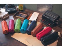 Trousse, en cuir