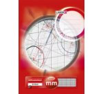 bloc à papier millimétré DIN A3, 20 feuilles, 80 g/m2