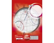 bloc à papier millimétré DIN A3, 20 feuilles, 80 g/m2
