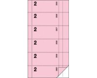 Bloc de bons 'Serveur no 2', éosine