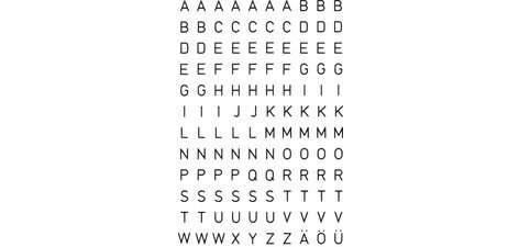 Sticker alphabétique A-Z, film noir, 20 x 20 mm