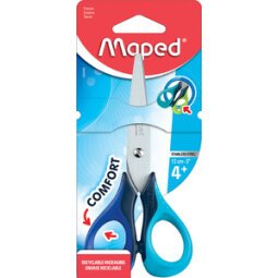 Ciseaux gauchers bouts ronds Maped Sensoft 3 D 13 cm