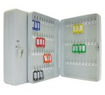 Armoire à clés en tôle d'acier laquée