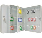 Armoire à clés pour 110 clés, gris clair