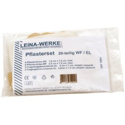 LEINA set de pansements 20 pièces, élastique/imperméable eau