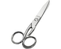 Ciseaux en métal, pointu, droitiers, longueur: 115 mm