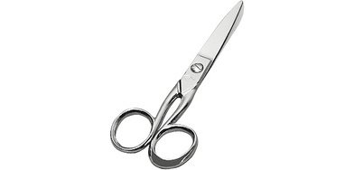 Right-handed metal scissors with pointed tips Wedo 11.5 cm