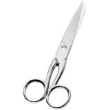Ciseaux en métal, pointu, droitiers, longueur: 153 mm