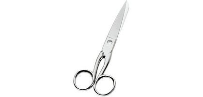 Right-handed metal scissors with pointed tips Wedo 15.3 cm