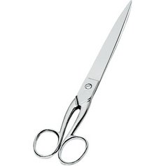 Ciseaux en métal, pointu, droitiers, longueur: 230 mm