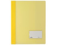 Chemise à lamelle DURALUX, A4, jaune translucide