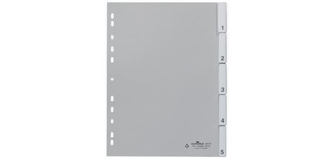 Intercalaires en plastique, PP, épaisseur: 0,12 mm