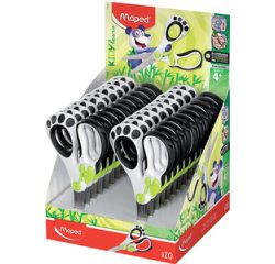 Ciseaux Koopy, avec aide de découpe, présentoir de 20