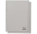 Intercalaires en plastique, chiffres, A4, 52 touches