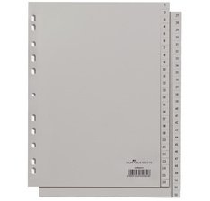 Intercalaires en plastique, chiffres, A4, 52 touches