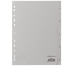 Intercalaires en plastique, chiffres, A4, 5 touches