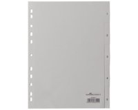 Intercalaires en plastique, chiffres, A4, 5 touches