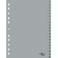 Gray polypropylene A4 tab divider Durable 20 digital tabs - 1 set