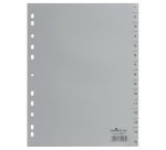 Intercalaires en plastique, chiffres, A4, 15 touches