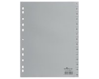 Intercalaires en plastique, chiffres, A4, 15 touches