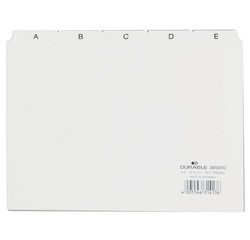 intercalaire A - Z, en PP, format A5 paysage