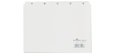 intercalaire A - Z, en PP, format A5 paysage