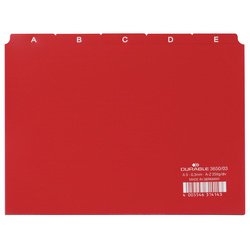 intercalaire A - Z, en PP, format A5 paysage