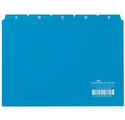 intercalaire A - Z, en PP, format A5 paysage