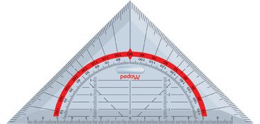 Équerre geométrique Technic, hypoténuse: 160 mm
