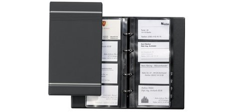 Classeur à anneaux pour cartes de visite VISIFIX
