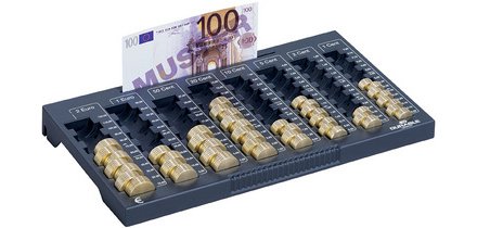 Casier à monnaie EUROBOARD L, (L)324 x (P)190 x (H)
