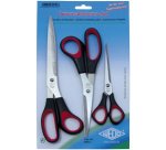 Kit universele scharen 3 stuks 160 / 210 / 255 mm