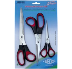 Ciseaux droitiers bouts pointus Wedo - Pack de 3