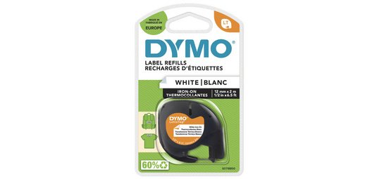 DYMO Ruban d'étiquette LetraTag, métallique, 12 mm x 4 m