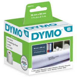 Etiketten voor hangmappen Dymo LabelWriter, 50 x 12 mm,