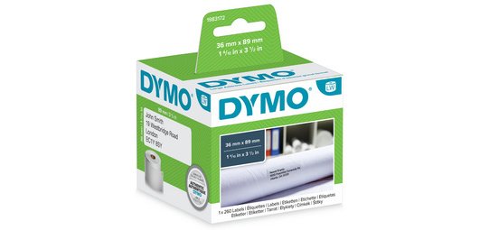 DYMO Verzendetiketten LabelWriter, 102 x 210 mm, wit