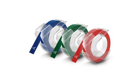 DYMO Ruban d'estampage 3D, 9 mm x 3 m, noir