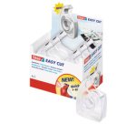 Plakbandafroller Easy Cut, leeg, 12 stuks, transparant