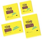 Bloc-note super sticky notes, 101 x 152 mm, jaune