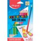 Crayons bicolores COLOR'PEPS DUO, triangulaire, étui