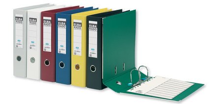 Rado plast binder, spine width: 80 mm, A4
